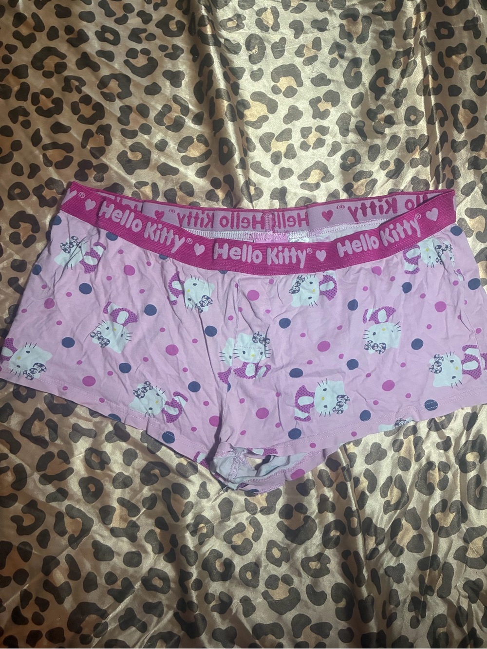 ⭒ adorable hello kitty boy shorts